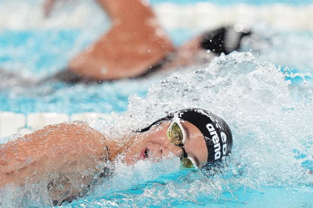 Italy™team during Women™s 4x200m Freestyle Final at the Swimming European Aquatics Championships Paris 2026, Paris, August 10, 2026  Copyright: xSpada LaPressex