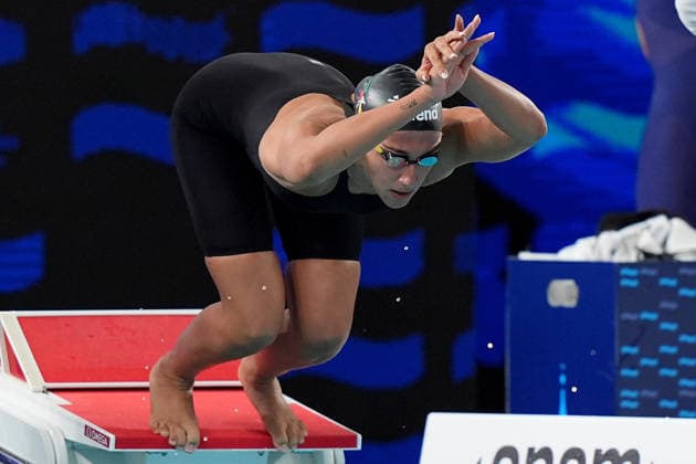 Italy™team during Women™s 4x200m Freestyle Final at the Swimming European Aquatics Championships Paris 2026, Paris, August 10, 2026  Copyright: xSpada LaPressex