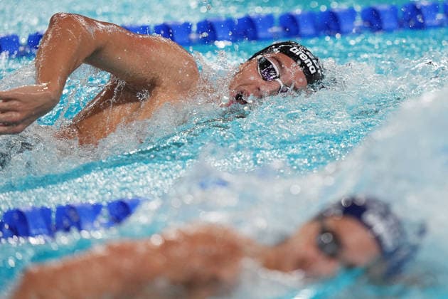Italy™team during Men™s 4x200m Freestyle Final at the Swimming European Aquatics Championships Paris 2026, Paris, August 10, 2026  Copyright: xSpada LaPressex