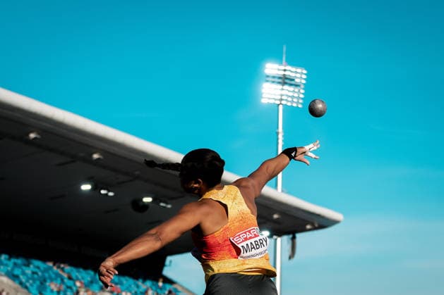Yemisi Mabry (MTG Mannheim, Kugelstossen Frauen), GBR, Leichtathletik, Athletics, European Athletics Championships 2026, Leichtathletik Europameisterschaft 2026, Birmingham 2026, 09.08.2026, GBR, Leichtathletik, Athletics, European Athletics Championships 2026, Leichtathletik Europameisterschaft 2026, Birmingham 2026, 09.08.2026 Birmingham Copyright: xStefanxMayerx EP_SMR