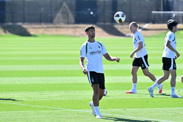 11.08.2026; Moenchengladbach; Fussball, Herren, Saison 2026 2027, Training Borussia Moenchengladbach Fabio Chiarodia (Gladbach) DFL regulations prohibit any use of photographs as image sequences and or quasi-video. ista-Borussia-Park Nordrhein-Westfalen Deutschland