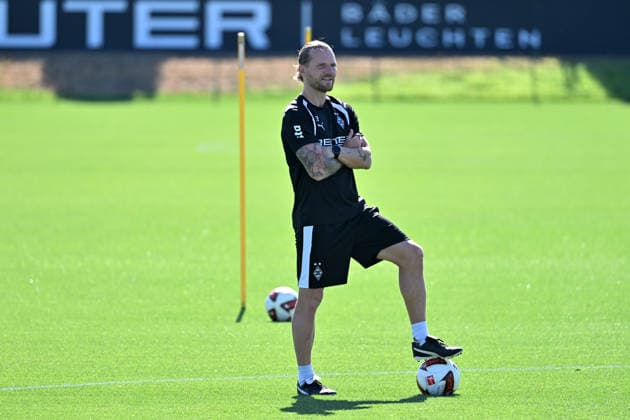 11.08.2026; Moenchengladbach; Fussball, Herren, Saison 2026 2027, Training Borussia Moenchengladbach Eugen Polanski (Trainer Gladbach) DFL regulations prohibit any use of photographs as image sequences and or quasi-video. ista-Borussia-Park Nordrhein-Westfalen Deutschland