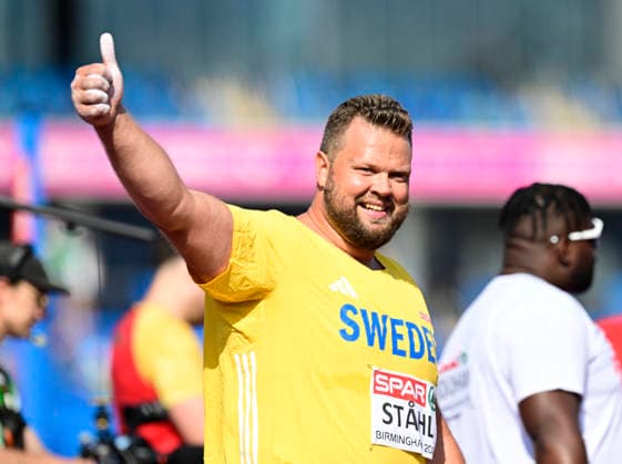 BIRMINGHAM, UNITED KINGDOM 20260811 Discus thrower Daniel Stahl, during the European Athletics Championships at Alexander Stadium in Birmingham.