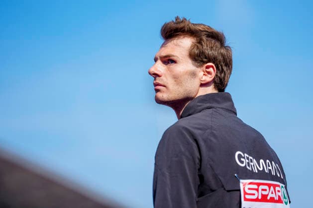 BIRMINGHAM, GREAT BRITAIN - AUGUST 11, 2026 : Falk WENDRICH (GER Germany) competing in the high jump qualification during the European Athletics Championships at Alexander Stadium on August 11, 2026 in Birmingham, Great Britain. Nordrhein-Westfalen Great Britain Copyright: xLeahxKohringx