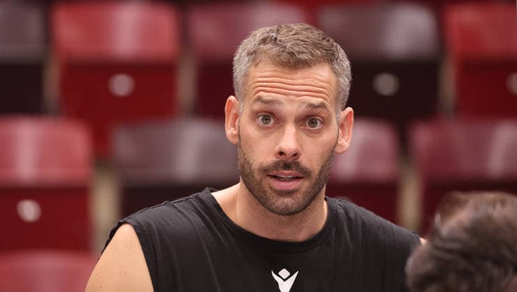 Ludwigsburg , Basketball Training MHP Riesen Ludwigsburg , Jonas Wohlfarth-Bottermann