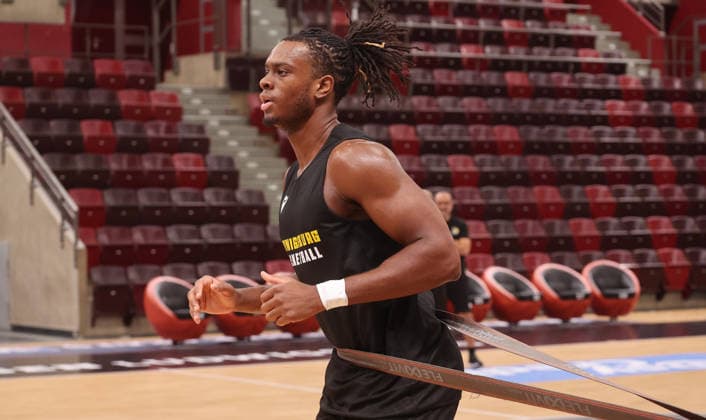 Ludwigsburg , Basketball Training MHP Riesen Ludwigsburg , Keeshawn Kellman