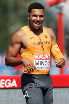 BIRMINGHAM, GREAT BRITAIN - AUGUST 11, 2026 : Gregory MINOUE (GER Germany) competing in the 110m hurdles during the European Athletics Championships at Alexander Stadium on August 11, 2026 in Birmingham, Great Britain. Oregon Great Britain Copyright: xAxelxKohringx
