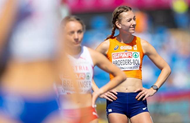 BIRMINGHAM - Femke Broeders-Bol in action in the 800 meters qualification during the second day of the European Athletics Championships. IRIS VAN DEN BROEK ANP xVIxANPxSportx xxANPxIVx 565262439 originalFilename: 565262439