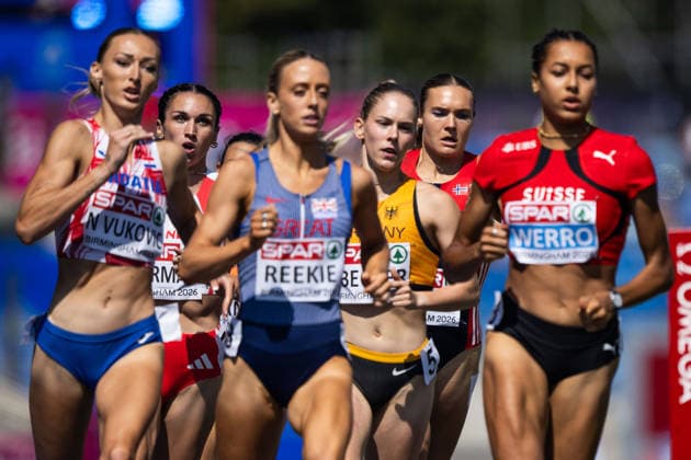 260811 Amanda Marie Grefstad Froynes of Norway competes in women™s 800 meter qualification during day 2 of the 2026 European Athletics Championships on August 11, 2026 in Birmingham. Photo: Mathias Bergeld BILDBYRAN kod MB MT1065 friidrott athletics friidrett friidrotts-em em friidretts-em 2026 european athletics championships 2 bbeng Copyright: MATHIASxBERGELD BB260811MB059