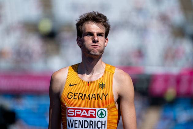 11.08.2026, GBR, Leichtathletik, Europameisterschaft 2026, Morgensession Tag 2, Birmingham Falk Wendrich ( Deutschland ), Hochsprung Herren, Qualifikation Birmingham Alexander Stadium England Großbritannien Copyright: xNordphoto Memmlerx