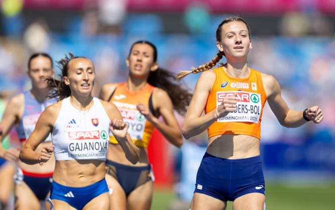 BIRMINGHAM - Femke Broeders-Bol in action in the 800 meters qualification during the second day of the European Athletics Championships. IRIS VAN DEN BROEK ANP xVIxANPxSportx xxANPxIVx 565263141 originalFilename: 565263141