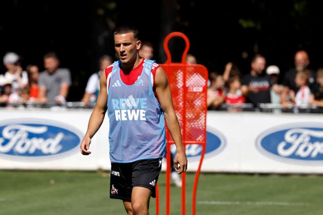 Fußballspieler Said El Mala (Mittelfeld) beim öffentlichen Training des 1. FC Köln am Geißbockheim. Köln, 11.08.2026 (DFL DFB REGULATIONS PROHIBIT ANY USE OF PHOTOGRAPHS as IMAGE SEQUENCES and or QUASI-VIDEO) NRW Deutschland Copyright: xChristophxHardtx