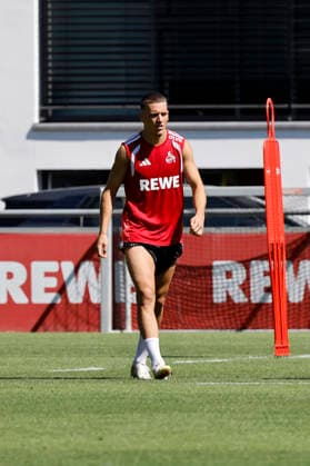Fußballspieler Said El Mala (Mittelfeld) beim öffentlichen Training des 1. FC Köln am Geißbockheim. Köln, 11.08.2026 (DFL DFB REGULATIONS PROHIBIT ANY USE OF PHOTOGRAPHS as IMAGE SEQUENCES and or QUASI-VIDEO) NRW Deutschland Copyright: xChristophxHardtx