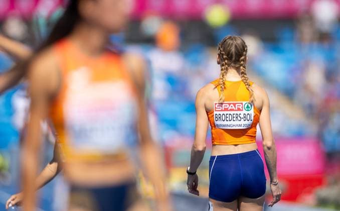 BIRMINGHAM - Femke Broeders-Bol in action in the 800 meters qualification during the second day of the European Athletics Championships. IRIS VAN DEN BROEK ANP xVIxANPxSportx xxANPxIVx 565263585 originalFilename: 565263585