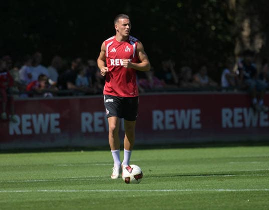 11.08.2026, xophax, Fussball 1.Bundesliga, 1.FC Koeln Training am Geissbockheim des 1.FC Köln. Platz 1. Said El Mala ( 1.FC Köln ) Köln