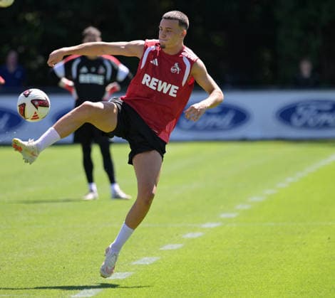 11.08.2026, xophax, Fussball 1.Bundesliga, 1.FC Koeln Training am Geissbockheim des 1.FC Köln. Platz 1. Said El Mala ( 1.FC Köln ) Köln
