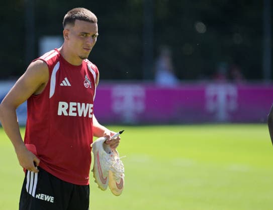 11.08.2026, xophax, Fussball 1.Bundesliga, 1.FC Koeln Training am Geissbockheim des 1.FC Köln. Platz 1. Said El Mala ( 1.FC Köln ) Köln