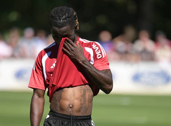 11.08.2026, xophax, Fussball 1.Bundesliga, 1.FC Koeln Training am Geissbockheim des 1.FC Köln. Platz 1. Gideon Mensah ( 1.FC Köln ) Köln