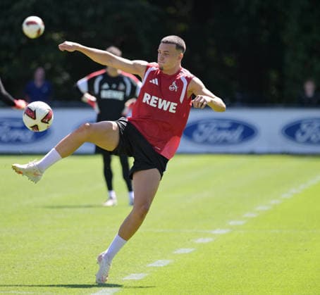 11.08.2026, xophax, Fussball 1.Bundesliga, 1.FC Koeln Training am Geissbockheim des 1.FC Köln. Platz 1. Said El Mala ( 1.FC Köln ) Köln