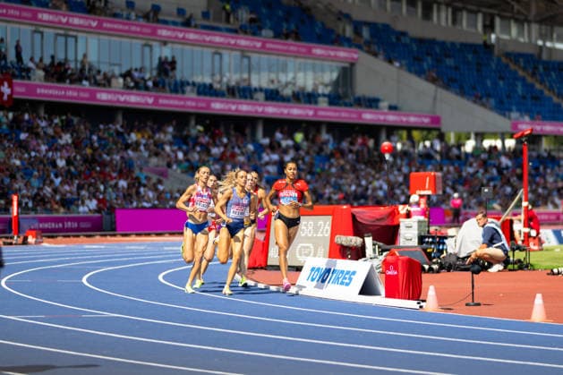BIRMINGHAM, UNITED KINGDOM - AUGUST 11: Audrey Werro of Switzerland competes in the Women s 800m during the European Athletics Championships at Alexander Stadium on August 11, 2026 in Birmingham, United Kingdom. England United Kingdom Copyright: xBEAUTIFULxSPORTS TobiasxLacknerx