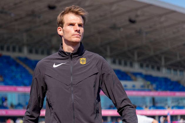 BIRMINGHAM, GREAT BRITAIN - AUGUST 11, 2026 : Falk WENDRICH (GER Germany) competing in the high jump qualification during the European Athletics Championships at Alexander Stadium on August 11, 2026 in Birmingham, Great Britain. Nordrhein-Westfalen Great Britain Copyright: xLeahxKohringx