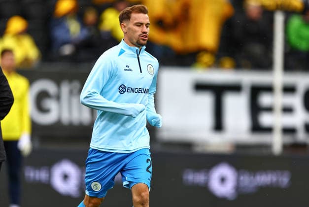 Soccer, Champions League 2025 2026 Bodo Glimt Union Saint Gilloise Bodo 20260811 Union Saint Gilloise warms up ahead of the Champions League qualifying match between Bodo Glimt and Union Saint Gilloise at Aspmyra Stadium Photo: Mats Torbergsen NTB Bodo Norway EDITORIAL USE ONLY RESTRICTED USE FOR BETTING COMPANIES  Copyright: xMatsxTorbergsenx xNTBx