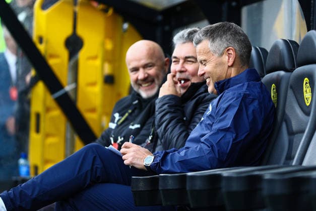 Soccer, Champions League 2025–2026 Bodo Glimt Union Saint Gilloise Bodo 20260811 Kjetil Knutsen during the Champions League qualifying match between Bodo Glimt and Union Saint Gilloise at Aspmyra Stadium Photo: Mats Torbergsen, NTB Bodo, Norway EDITORIAL USE ONLY; RESTRICTED USE FOR BETTING COMPANIES  Copyright: xMatsxTorbergsenx xNTBx