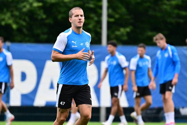 11.08.2026, Fußball, Herren, 2.BL, Saison 2026 2027, Training Holstein Kiel John Tolkin Kiel, Projensdorf Projensdorf, Trainigsplatz Schleswig-Holstein Deutschland