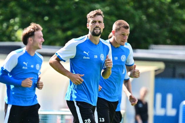 11.08.2026, Fußball, Herren, 2.BL, Saison 2026 2027, Training Holstein Kiel Kapitän Jonas Meffert Kiel, Projensdorf Projensdorf, Trainigsplatz Schleswig-Holstein Deutschland