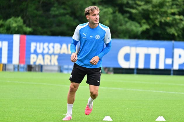 11.08.2026, Fußball, Herren, 2.BL, Saison 2026 2027, Training Holstein Kiel Leon Parduzi Kiel, Projensdorf Projensdorf, Trainigsplatz Schleswig-Holstein Deutschland