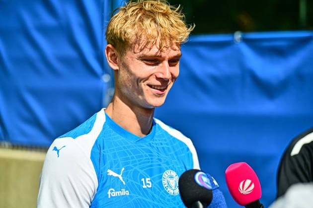 11.08.2026, Fußball, Herren, 2.BL, Saison 2026 2027, Training Holstein Kiel Kasper Davidsen Kiel, Projensdorf Projensdorf, Trainigsplatz Schleswig-Holstein Deutschland