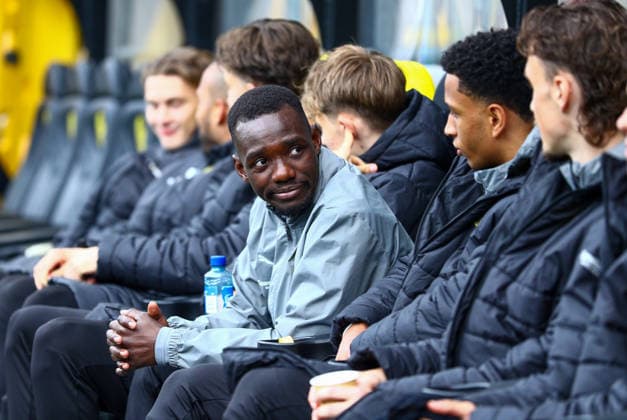 Soccer, Champions League 2025–2026 Bodo Glimt Union Saint Gilloise Bodo 20260811 Joshua Gaston Kitolano during the Champions League qualifying match between Bodo Glimt and Union Saint Gilloise at Aspmyra Stadium Photo: Mats Torbergsen, NTB Bodo, Norway EDITORIAL USE ONLY; RESTRICTED USE FOR BETTING COMPANIES  Copyright: xMatsxTorbergsenx xNTBx