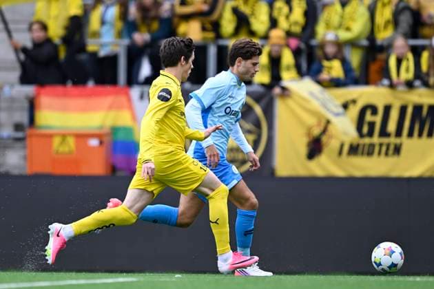 Bodo Glimt v Royale Union Saint-Gilloise - UEFA Champions League BODO, NORWAY - AUGUST 11 : Zeneli Besfort midfielder of Royale Union Saint-Gilloise is challenged during the UEFA Champions League 2026 27 third qualifying round second leg between Bodo Glimt and Royale Union Saint-Gilloise on August 11, 2026 in Bodo, Norway, 11 08 2026 Bodo Norway  Copyright: xNicoxVereeckenx
