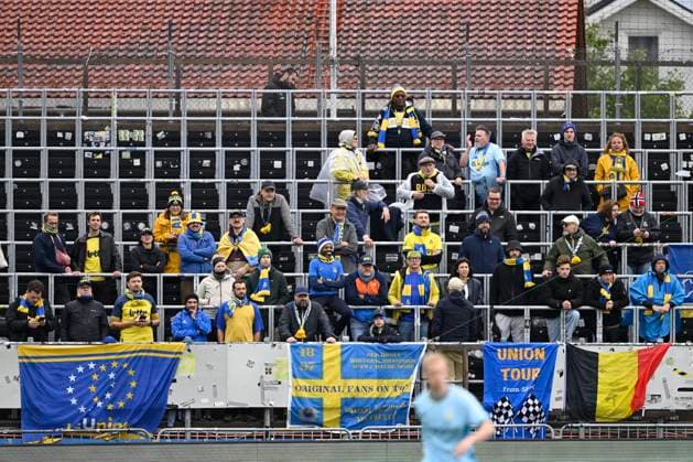 Bodo Glimt v Royale Union Saint-Gilloise - UEFA Champions League BODO, NORWAY - AUGUST 11 : Supporters and fans of Union Saint-Gilloise pictured during the UEFA Champions League 2026 27 third qualifying round second leg between Bodo Glimt and Royale Union Saint-Gilloise on August 11, 2026 in Bodo, Norway, 11 08 2026 Bodo Norway  Copyright: xNicoxVereeckenx