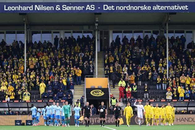Bodo Glimt v Royale Union Saint-Gilloise - UEFA Champions League BODO, NORWAY - AUGUST 11 : Both teams entering the stadium during the UEFA Champions League 2026 27 third qualifying round second leg between Bodo Glimt and Royale Union Saint-Gilloise on August 11, 2026 in Bodo, Norway, 11 08 2026 Bodo Norway  Copyright: xNicoxVereeckenx