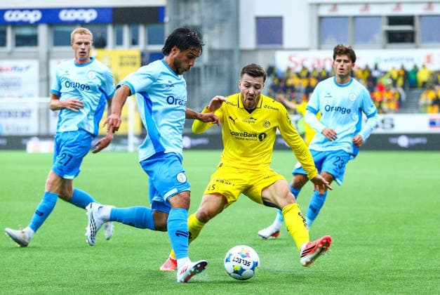 Soccer, Champions League 2025–2026 Bodo Glimt Union Saint Gilloise Bodo 20260811 Fredrik Andre Bjorkan during the Champions League qualifying match between Bodo Glimt and Union Saint Gilloise at Aspmyra Stadium Photo: Mats Torbergsen, NTB Bodo, Norway EDITORIAL USE ONLY; RESTRICTED USE FOR BETTING COMPANIES  Copyright: xMatsxTorbergsenx xNTBx