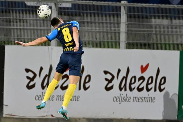 CELJE; SLOVENIA - ARMENIA 11: Mario Kvesic of Celje during the UEFA Champions League QR-3 second match between Celje (Slovenia) and Ararat-Armenia (Armenia) at Stadion Celje, Celje on August 11, 2026 in Celje, Slovenia. (Photo by Igor Kupljenik Sports Press Photo). Copyright: xIgorxKupljenikx xSPPx Sportspressphoto_SPR204326