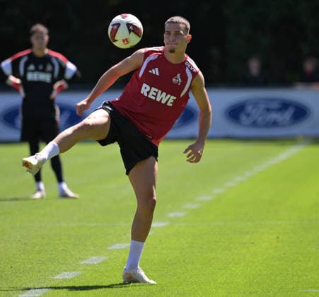 11.08.2026, xophax, Fussball 1.Bundesliga, 1.FC Koeln Training am Geissbockheim des 1.FC Köln. Platz 1. Said El Mala ( 1.FC Köln ) Köln