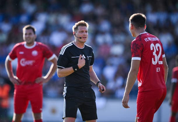 Fussball WFV Pokal 2026 2027 3. Runde 11.08.2026 FC Rottenburg - SV Stuttgarter Kickers Schiedsrichter Achim Mauz (TSV Harthausen Scher)