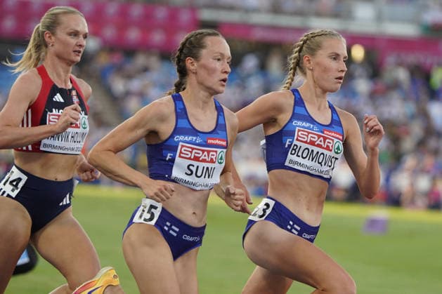 Birmingham , Leichtathletik, Athletics, Track and Field, EAA, Leichtathletik EM Birmingham 2026 European Championships birmingham 2026 , 10.08-17.08.2026, Alexander Stadium Birmingham, Grossbritannien , 5000m Frauen 5000m Women Final Madelene Wanvik Holum, Aino Suni,Nathalie, Blomqvist Copyright Gladys Chai von der Laage