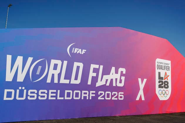 Media-Day at IFAF Flag Football Championships Düsseldorf 2026, 12.08.2026 Duesseldorf, Germany - Aug. 12, 2026: Impressions from the media day of the IFAF Flag Football World Championships at the Bezirkssportanlage Duesseldorf Garath Copyright: xBEAUTIFULxSPORTS B.Hoffmannx