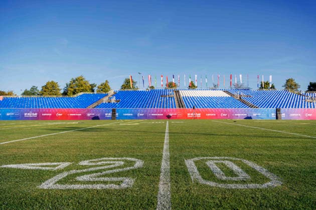 Media-Day at IFAF Flag Football Championships Düsseldorf 2026, 12.08.2026 Duesseldorf, Germany - Aug. 12, 2026: Impressions from the media day of the IFAF Flag Football World Championships at the Bezirkssportanlage Duesseldorf Garath Copyright: xBEAUTIFULxSPORTS B.Hoffmannx