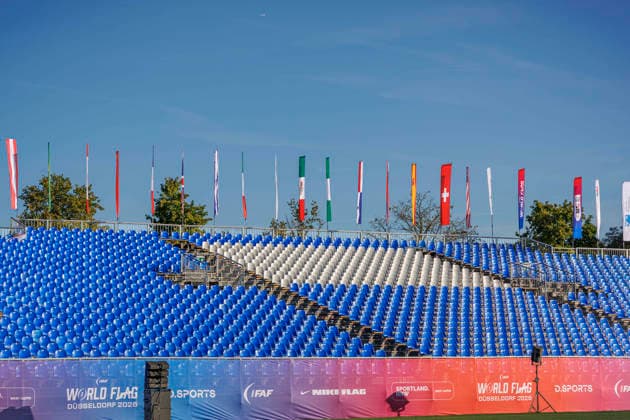Media-Day at IFAF Flag Football Championships Düsseldorf 2026, 12.08.2026 Duesseldorf, Germany - Aug. 12, 2026: Impressions from the media day of the IFAF Flag Football World Championships at the Bezirkssportanlage Duesseldorf Garath Copyright: xBEAUTIFULxSPORTS B.Hoffmannx