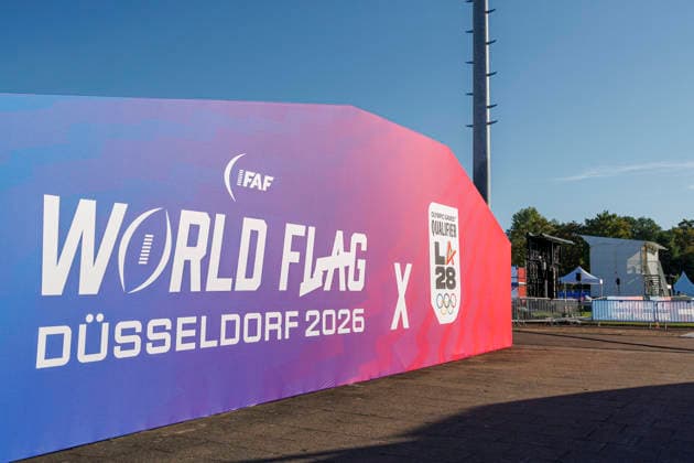 Media-Day at IFAF Flag Football Championships Düsseldorf 2026, 12.08.2026 Duesseldorf, Germany - Aug. 12, 2026: Impressions from the media day of the IFAF Flag Football World Championships at the Bezirkssportanlage Duesseldorf Garath Copyright: xBEAUTIFULxSPORTS B.Hoffmannx