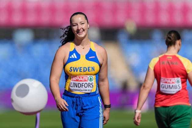 260812 Caisa-Marie Lindfors of Sweden ahead of women™s discus throw during day 3 of the 2026 European Athletics Championships on August 12, 2026 in Birmingham. Photo: Mathias Bergeld BILDBYRAN kod MB MT1066 friidrott athletics friidrett friidrotts-em em friidretts-em 2026 european athletics championships 3 bbeng discus throw diskos diskus Copyright: MATHIASxBERGELD BB260812MB002