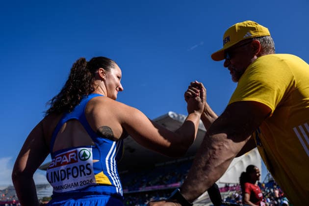260812 Caisa-Marie Lindfors of Sweden ahead of women™s discus throw during day 3 of the 2026 European Athletics Championships on August 12, 2026 in Birmingham. Photo: Mathias Bergeld BILDBYRAN kod MB MT1066 friidrott athletics friidrett friidrotts-em em friidretts-em 2026 european athletics championships 3 bbeng discus throw diskos diskus Copyright: MATHIASxBERGELD BB260812MB003