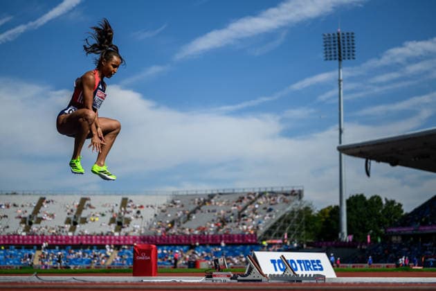 260812 Astri Ayo Lakeri Ertzgaard of Norway competes in women™s 400 meter qualification during day 3 of the 2026 European Athletics Championships on August 12, 2026 in Birmingham. Photo: Maxim Thore BILDBYRAN kod MT MT1066 friidrott athletics friidrett friidrotts-em em friidretts-em 2026 european athletics championships 3 bbeng dam damer women norge norway Copyright: MAXIMxTHORE BB260812MT020
