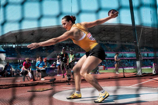 Marike Steinacker (TSV Bayer 04 Leverkusen, Diskuswurf Frauen), GBR, Leichtathletik, Athletics, European Athletics Championships 2026, Leichtathletik Europameisterschaft 2026, Birmingham 2026, 09.08.2026, GBR, Leichtathletik, Athletics, European Athletics Championships 2026, Leichtathletik Europameisterschaft 2026, Birmingham 2026, 09.08.2026 Birmingham Copyright: xStefanxMayerx EP_SMR