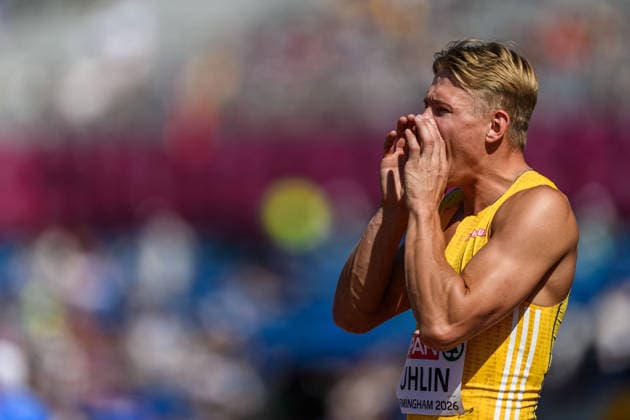 260812 Emil Uhlin of Sweden competes in men s decathlon long jump during day 3 of the 2026 European Athletics Championships on August 12, 2026 in Birmingham. Photo: Mathias Bergeld BILDBYRAN kod MB MT1066 friidrott athletics friidrett friidrotts-em em friidretts-em 2026 european athletics championships 3 bbeng decathon tikamp tiokamp sweden sverige Copyright: MATHIASxBERGELD BB260812MB045