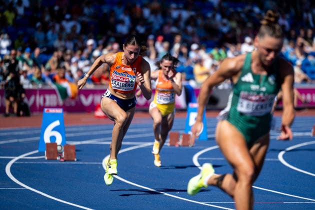 12.08.2026, GBR, Leichtathletik, Europameisterschaft 2026, Morgensession Tag 3, Birmingham Eveline Saalberg ( Niederlande ), 400 Meter Damen, Vorlauf Birmingham Alexander Stadium England Großbritannien Copyright: xNordphoto Memmlerx